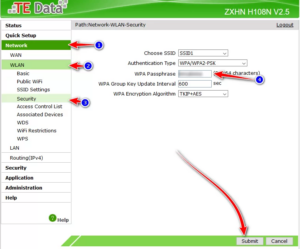 كيفية تغيير باسورد الواي فاي راوتر 2023 TEdata الجديد