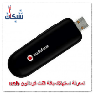 6 طريقة لمعرفة استهلاك باقة النت فودافون usb بسهولة