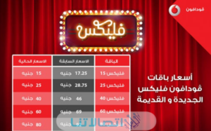 اسعار نظام فودافون فليكس 2023 وكيفية الاشتراك