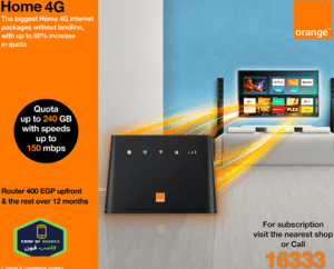 سعر راوتر هوائي اورنج باقات النت الهوائي home 4g